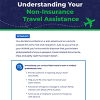 non-insurance travel assistance services